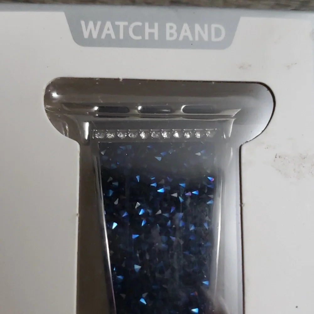 NWT Blue Bling Watchband and 38mm/40mm